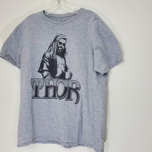 Avengers Thor Gray Tee, Size Large